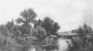 The Backwater At Wargrave On Thames by Henry John Kinnaird