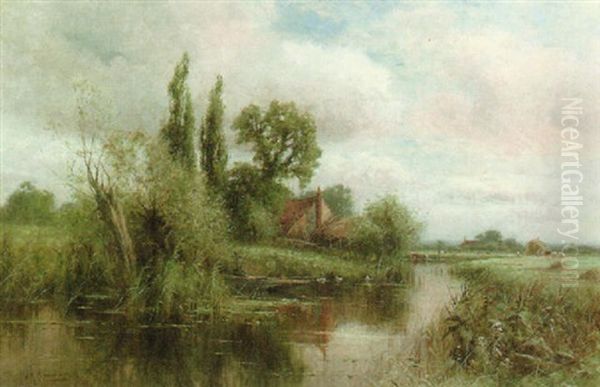Backwater By The Thames Near Sonning - view 1