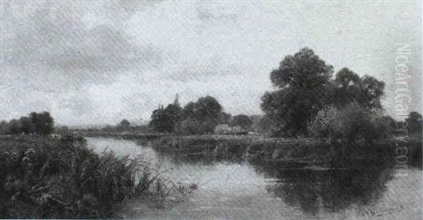 On The Thames Near Sonning - view 1
