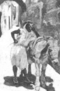 Arab With Donkey