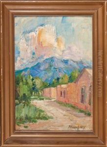 A Street Scene In Taos