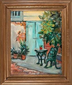 The Blue Door, French Quarter Courtyard