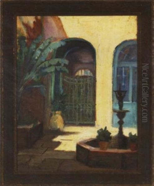 Vieux Carre Courtyard With Fountain - view 1