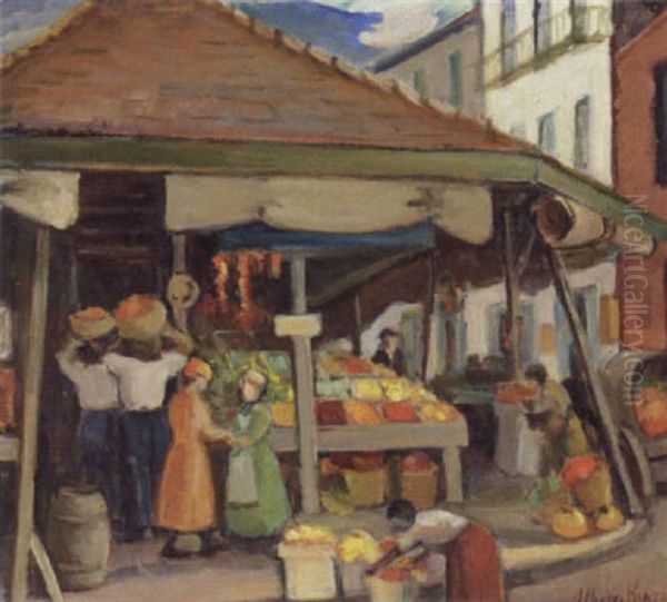 Folkeliv I En Torvehal I Sydstaterne - view 1