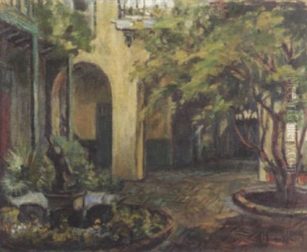 French Quarter Courtyard - view 1