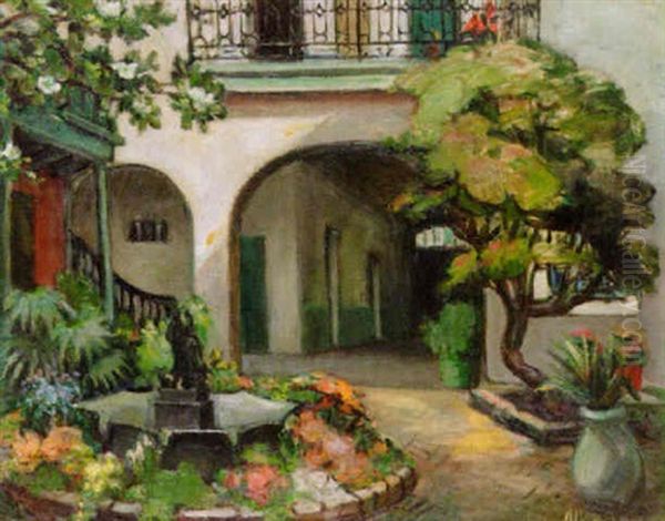 French Quarter Courtyard - view 1