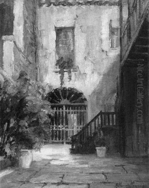 Patio Of Moses Studio, St. Peter's Street - view 1