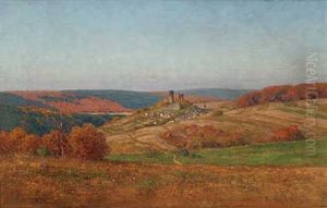 Herbstlicher Taunus Mit Blick Auf Oberreifenberg