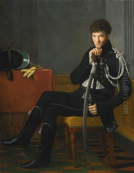 Portrait Of A Young Man In Uniform, Probably A Member Of An Honor Guard - view 1