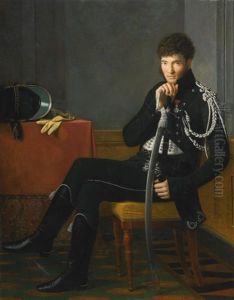 Portrait Of A Young Man In Uniform, Probably A Member Of An Honor Guard Portrait Of A Young Man In Uniform, Probably A Member Of An Honor Guard