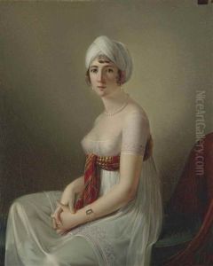 Portrait De L'epouse De L'artiste, Augustine Sophie Le Prince