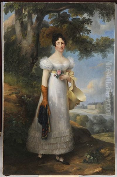 Portrait De Jenny Cecile De Maille, Marquise De Lubersac - view 1