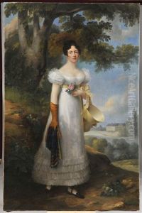 Portrait De Jenny Cecile De Maille, Marquise De Lubersac Portrait De Jenny Cecile De Maille, Marquise De Lubersac