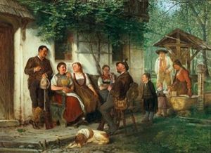 Spinning A Yarn by Josef Kinzel