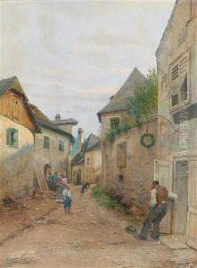 An Alley In The Wachau Region by Josef Kinzel