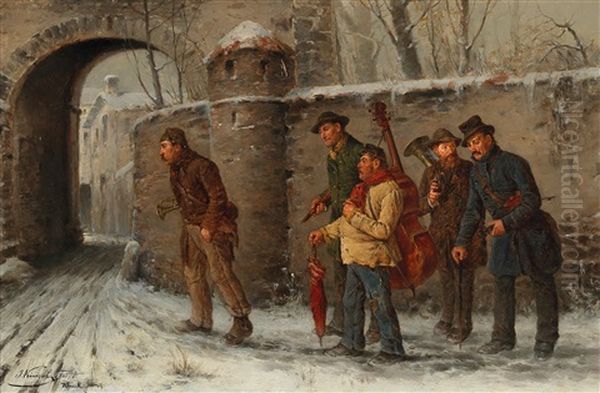 Musicians Returning Home - view 1