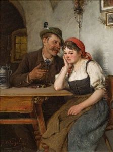 Pendants: Liebeswerben / Das Unterpfand