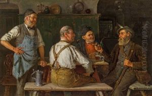 Beim Stammtisch