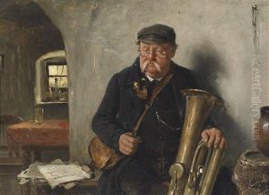 Der Tubaspieler by Josef Kinzel