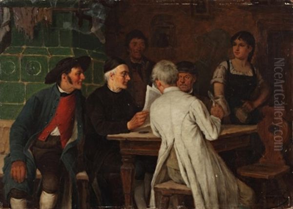 La Lecture A La Taverne - view 1