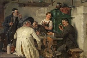 Im Wirtshaus by Josef Kinzel