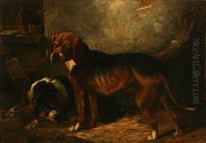 Two Dogs by Carl Fredrik Kiorboe