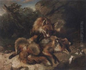 Lekande Ravar by Carl Fredrik Kiorboe