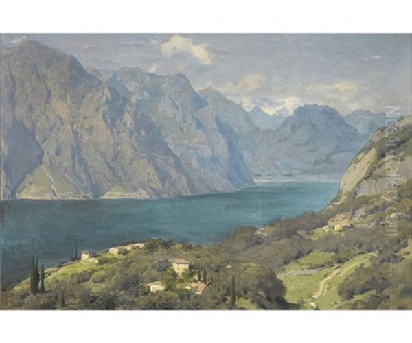 "blick Auf Malcesine Und Den Gardasee" - view 1