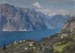 View To Malcesine And Lake Garda View To Malcesine And Lake Garda