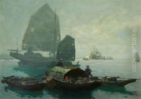 A View Of The Harbour Of Hong Kong - view 1