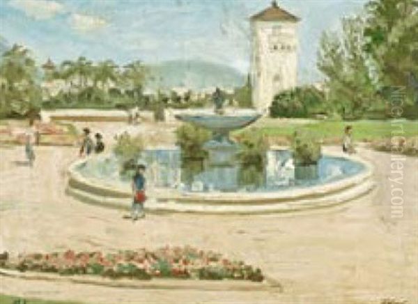 Belebte Chinesische Parkanlage (peking?) - view 1