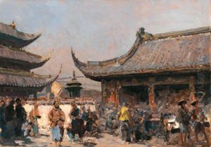 Motiv Aus Shanghai by Erich Kips