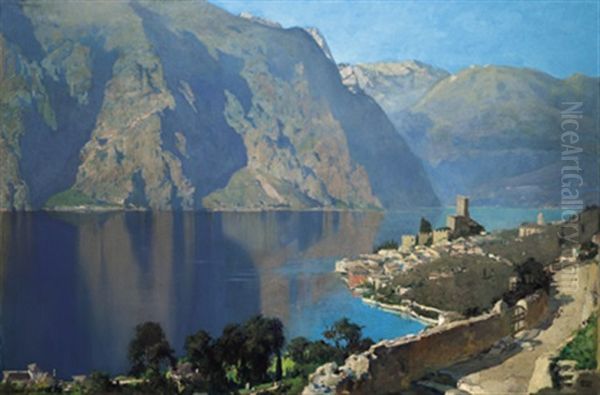 Blick Auf Malcesine Am Gardasee - view 1