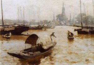 Asiatische Flusspartie