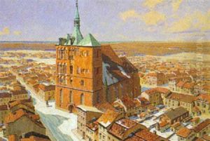 Kolberg Mit Mariendom Von Oben Gesehen