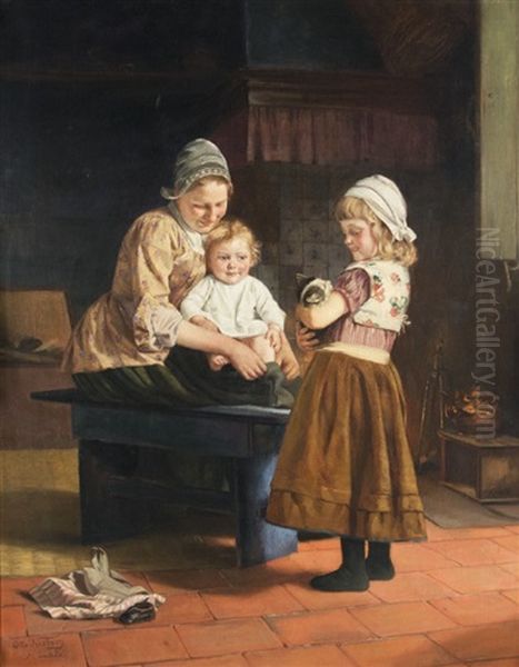 The Young Cat In The Arm - view 1