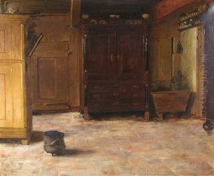 Interior by Otto Karl Kirberg