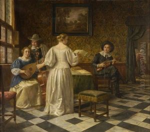 Das Hauskonzert by Otto Karl Kirberg