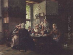 The Tea Party by Otto Karl Kirberg