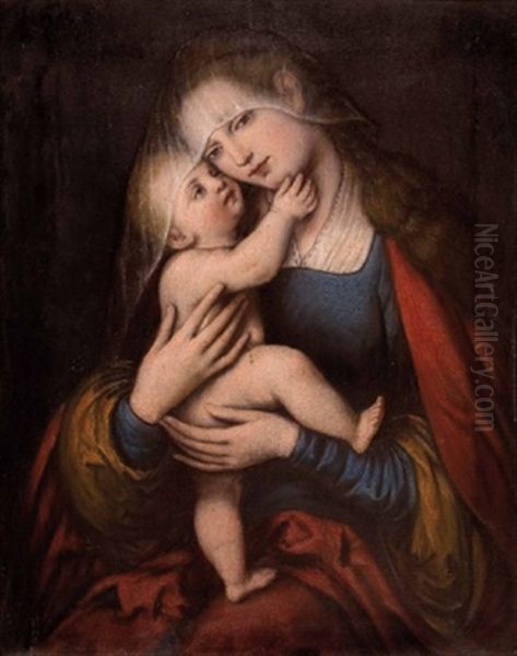 Maria Mit Kind - Gnadenbild Maria Hilf (after Cranach) - view 1