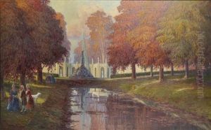Herbst Im Park Von Schloss Nymphenburg by Alexander Kircher