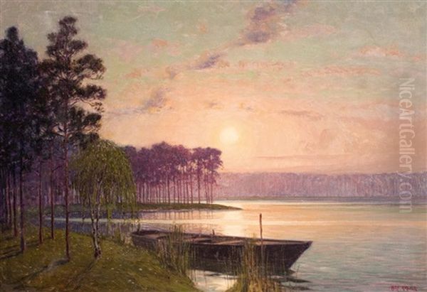 Abendfrieden An Einem Markischen See - view 1