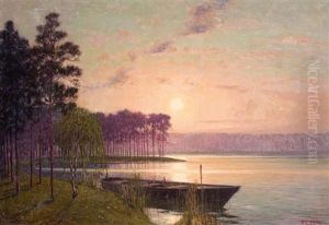 Abendfrieden An Einem Markischen See