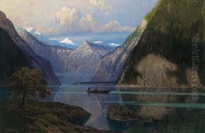 Konigssee Mit Dem Watzmann by Alexander Kircher