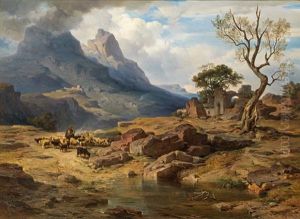 Gebirgslandschaft by Albert Emil Kirchner