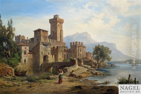 Die Burg Der Scaliger Auf Sirmione - view 1