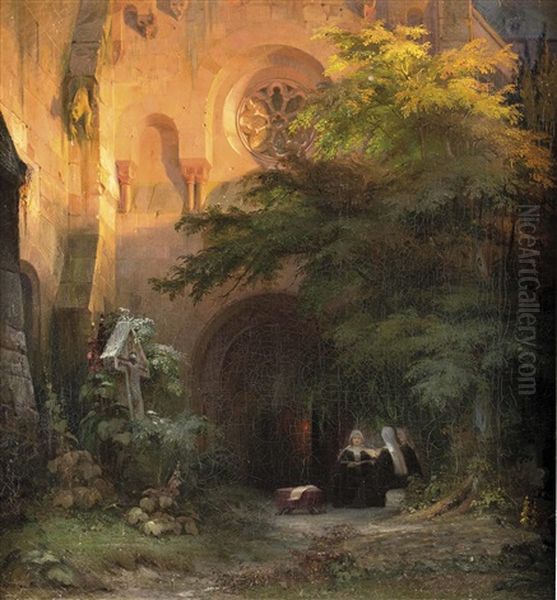Abendgebet Im Klosterhof - view 1