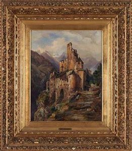 Schloss Taufers (tirol) by Albert Emil Kirchner