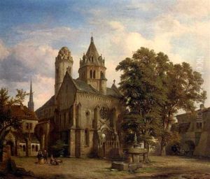 A Family Gathering In The Church Square