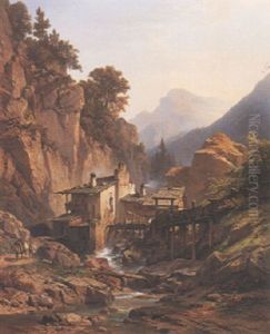 Muhle Im Gebirgstal